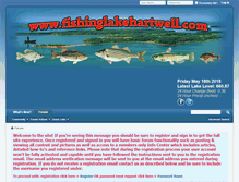 Tablet Screenshot of fishinglakehartwell.com